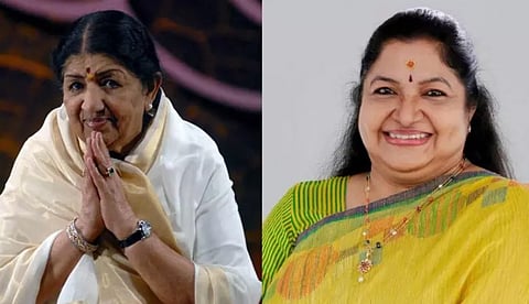Lata Mangeshkar award conferred on Uttam Singh, K S Chithra