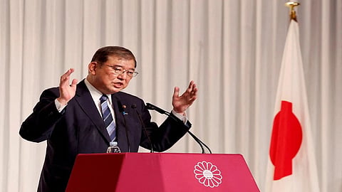 Shigeru Ishiba, the head of Japan's governing part
