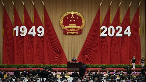 China marks 75 years of Communist Party rule 