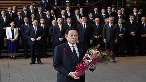 Japan's Prime Minister Fumio Kishida resigns