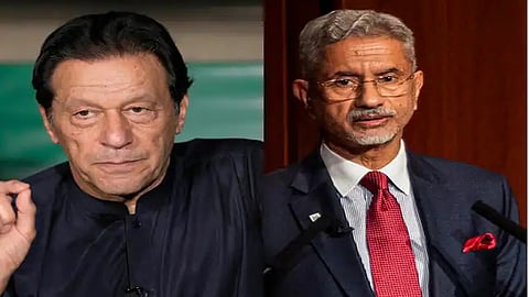 Jailed former Pak PM Imran Khan and EAM S Jaishankar