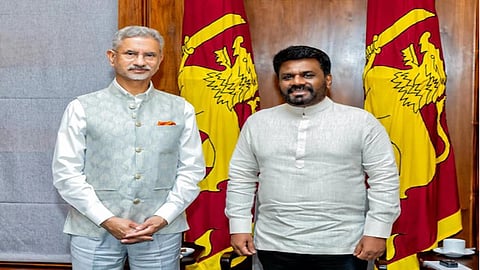 External Affairs Minister S Jaishankar and Sri Lankan President Anura Kumara Dissanayake 
