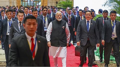 PM Narendra Modi returns after the ASEAN-India and East Asia summits