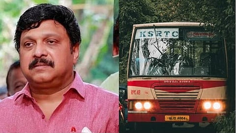 Kerala state Transport Minister K B Ganesh Kumar : KSRTC buses to operate on strike day