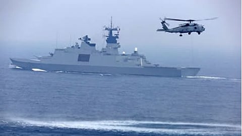 Military exercise by China surrounding Taiwan
