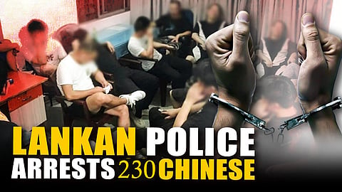 Sri Lanka arrests Chinese nationals 