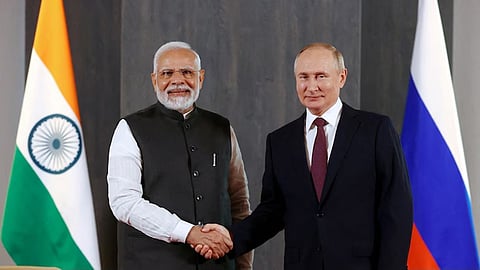 PM Narendra Modi and Russian President Vladimir Putin