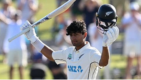 1st Test: Ravindra''s hundred takes NZ to 345/7 at lunch as India wilt 