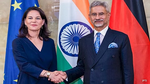 EAM S Jaishankar with his German counterpart Annalena Baerbock