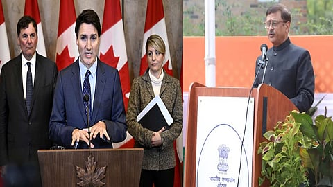 Recalled Indian High Commissioner Sanjay Verma (R) on Canadian government and Khalistanis