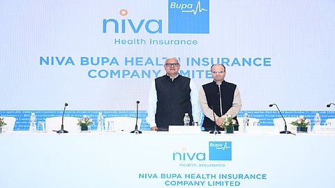  (L-R) Mr. Krishnan Ramachandran, MD & CEO and Mr. Vishwanath Mahendra, CFO at their IPO announcement held in Mumbai