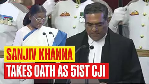Justice Sanjiv Khanna takes oath as Chief Justice of India