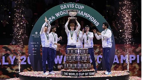 Jannik Sinner leads Italy to the Davis Cup victory