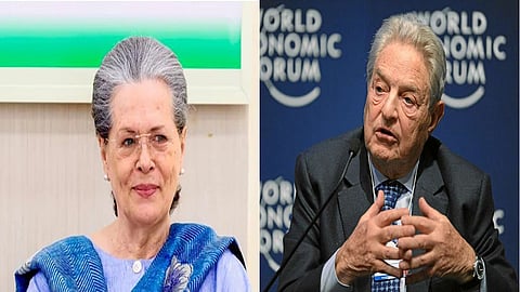 Sonia Gandhi and George Soros