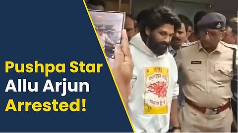 Allu Arjun under custody