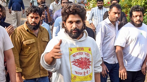 Telugu film actor Allu Arjun