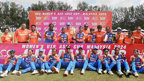 India wins inaugural Women’s T20 U19 Asia Cup