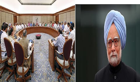 Union Cabinet hails Manmohan Singh 