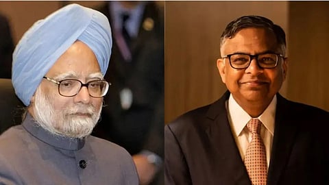 Tata Sons Chairman N Chandrasekaran pays tribute to former PM Dr. Manmohan Singh