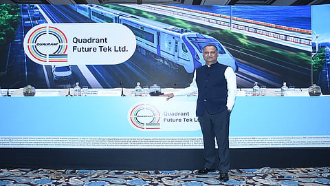 Mr Mohit Vohra, Managing Director, Quadrant Future Tek Limited