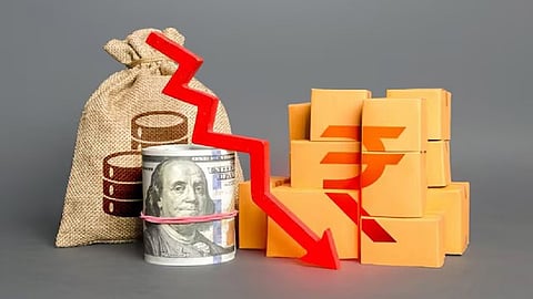 Rupee settles 5 paise down at new record low of 92.30 against US dollar
