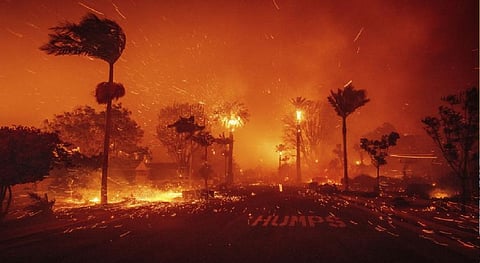 24 dead as fire crews try to corral Los Angeles blazes before winds return this week 