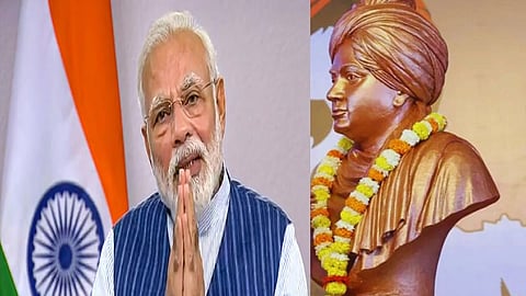PM Modi pays homage to Swami Vivekananda