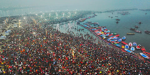 Maha Kumbh Mela begins in UP's Prayagraj with holy dip at Sangam 