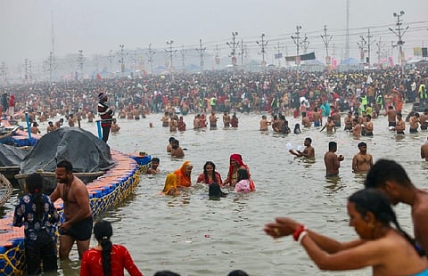 Maha Kumbh concludes, devotees continue to visit Sangam area