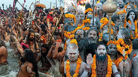 Maha Kumbh: Akharas take ‘Amrit Snan' on Makar Sankranti 
