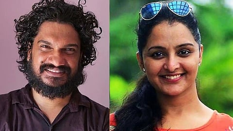 Malayalam filmmaker Sanal Kumar Sasidharan and Actress Manju Warrier