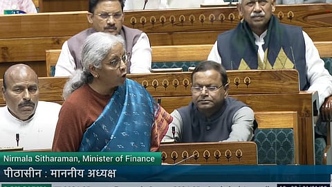 Finance Minister Nirmala Sitharaman presents the Economic Survey 2024-25 in the Lok Sabha