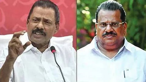 Marxist party leaders M V Govindan and E P Jayarajan