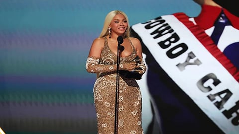 Beyonce - winner of album of the year for “Cowboy Carter” at the 2025 Grammys