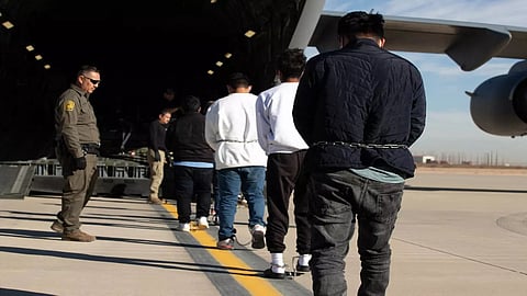Illegal Indian deportees