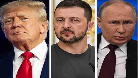 Trump finds fault with both Putin and Zelenskyy as he tries to push for deal to end war in Ukraine  