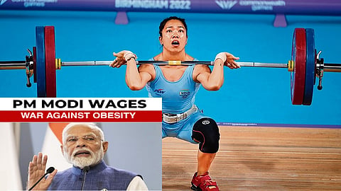 Mirabai Chanu joins PM's fight against obesity