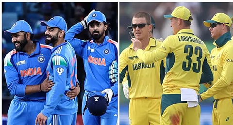 Left-arm spinner Ravindra Jadeja snared two quick wickets in the middle overs as India reduced Australia to 158 for 4 in 30 overs in their Champions Trophy semifinal here on Tuesday.