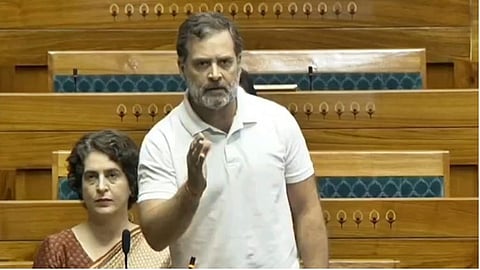 Rahul Gandhi stressed the need for a law that ensures a fair share of the budget for Dalits and Adivasis