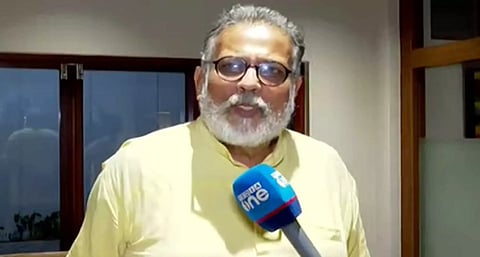 Protesters raise slogans against Tushar Gandhi in Kerala  