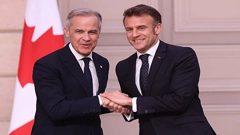 Macron backs Canada as EU associate member as Carney turns toward Europe 