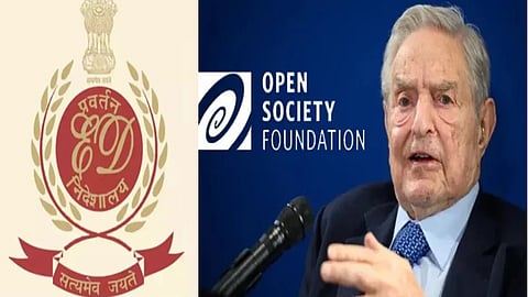 The ED conducted searches in Bengaluru on Tuesday at George Soros-founded 'OSF