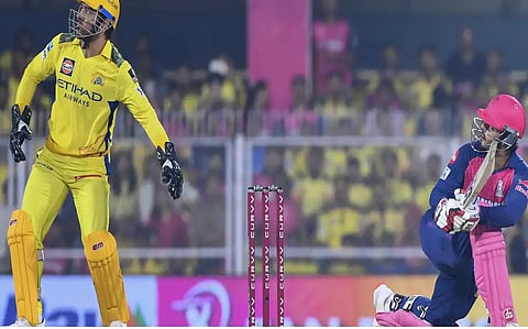  	 Nitish, coming to bat at number 3, produced a match-winning performance as RR posted 182 for nine and then restricted CSK to 176-6 to open their account this season.