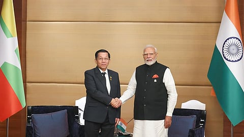 PM Modi on Friday told Myanmar's Senior General Min Aung Hlaing that India was doing everything possible to assist the nation