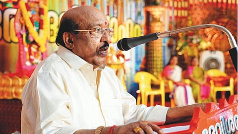 SNDP Leader V Natesan 