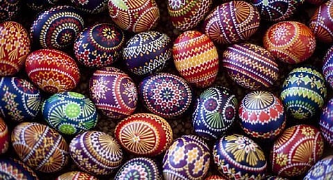 Germany's Sorbian ethnic minority celebrates Easter with egg decorating traditions