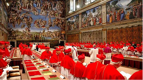 The process of new Pope's election