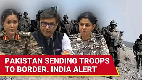 Pak moving troops in forward areas