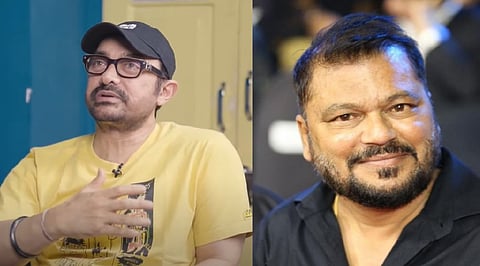 Aamir Khan, makeup artist Vikram Gaikwad   