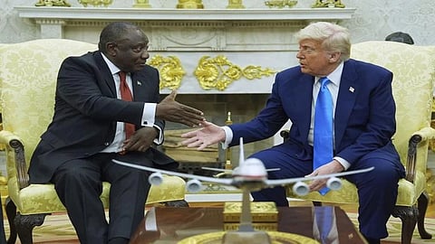 SA Prez says White House meeting wasn't so dramatic